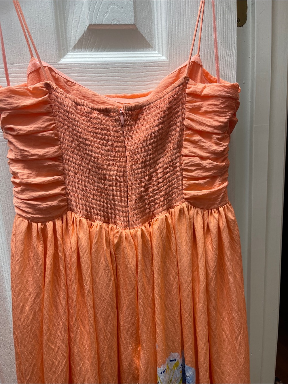 The Lorelei Ruched-Bodice Midi Dress from Anthropologie - Picture 5 of 8